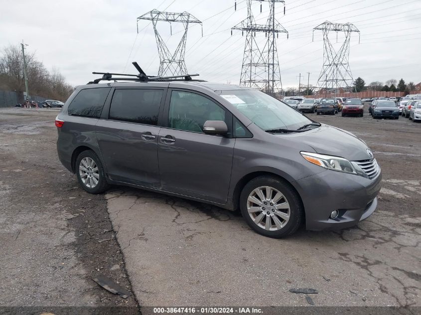 2015 TOYOTA SIENNA LIMITED PREMIUM 7 PASSENGER - 5TDDK3DC0FS112045