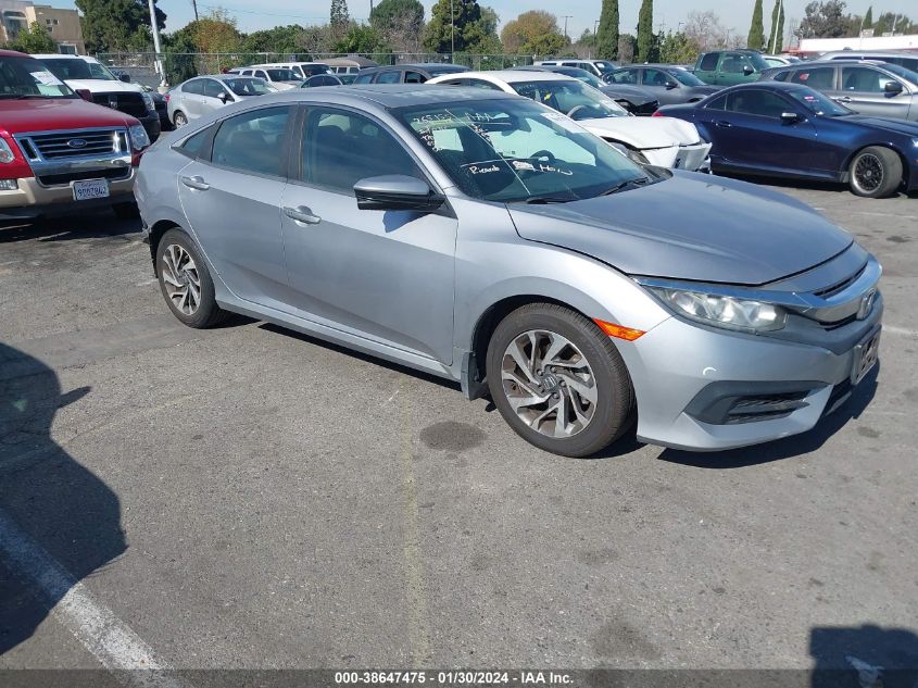 2018 HONDA CIVIC EX - 2HGFC2F74JH528382