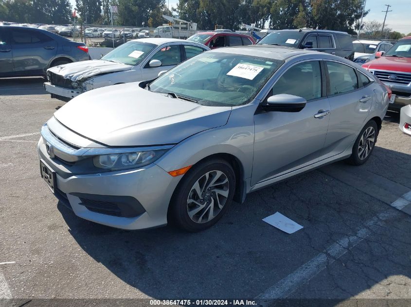 2018 HONDA CIVIC EX - 2HGFC2F74JH528382