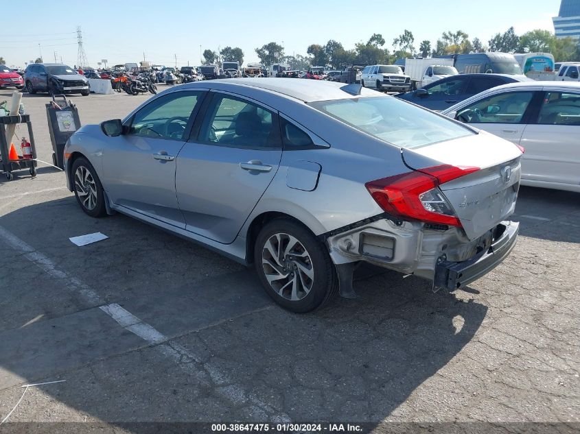 2018 HONDA CIVIC EX - 2HGFC2F74JH528382