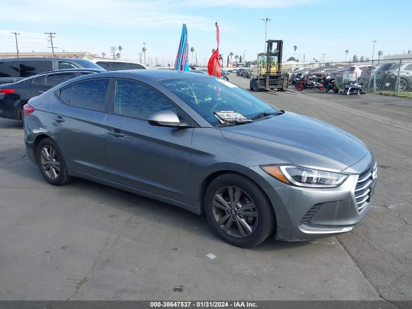 2018 HYUNDAI ELANTRA SEL/VALUE/LIMITED - 5NPD84LF4JH39398