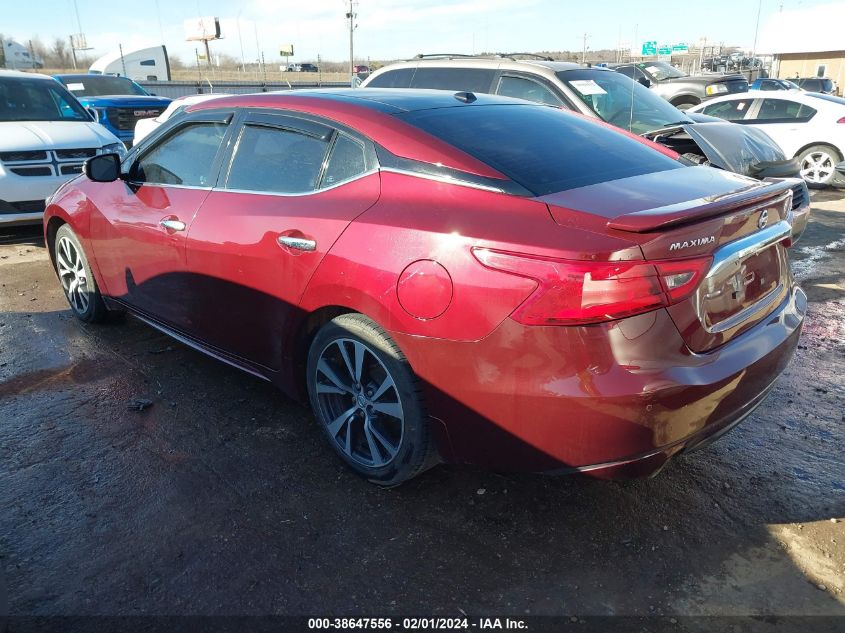2016 NISSAN MAXIMA 3.5 PLATINUM - 1N4AA6AP3GC384077
