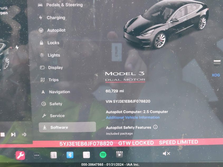 2018 TESLA MODEL 3 - 5YJ3E1EB6JF078820