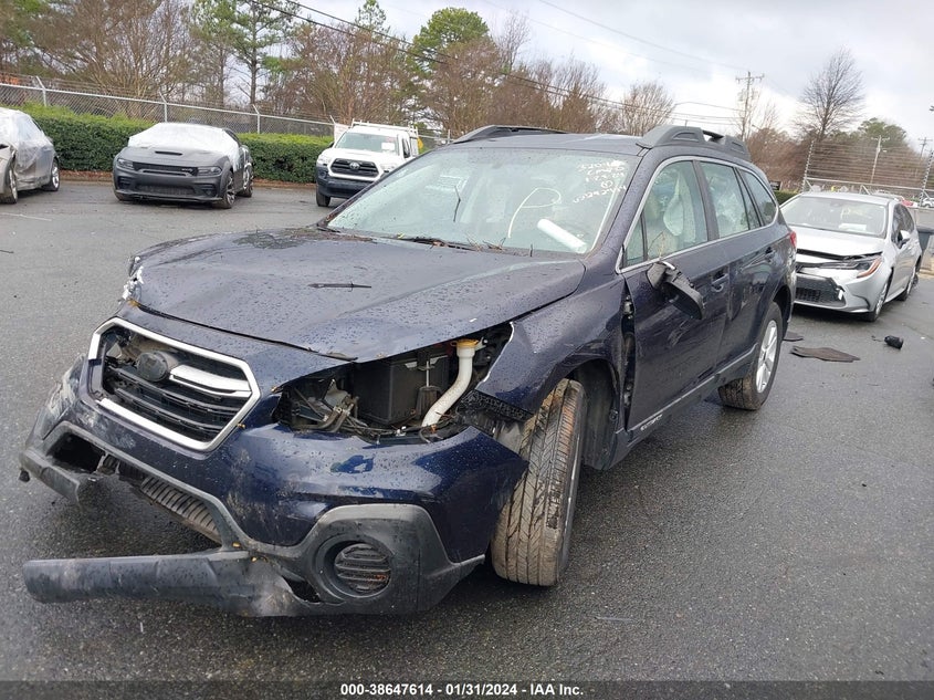 VIN 4S4BSAAC2J3242494 2018 SUBARU OUTBACK 2.5I