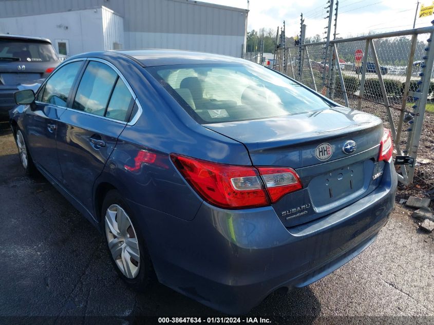 2016 SUBARU LEGACY 2.5I - 4S3BNBA64G3047422