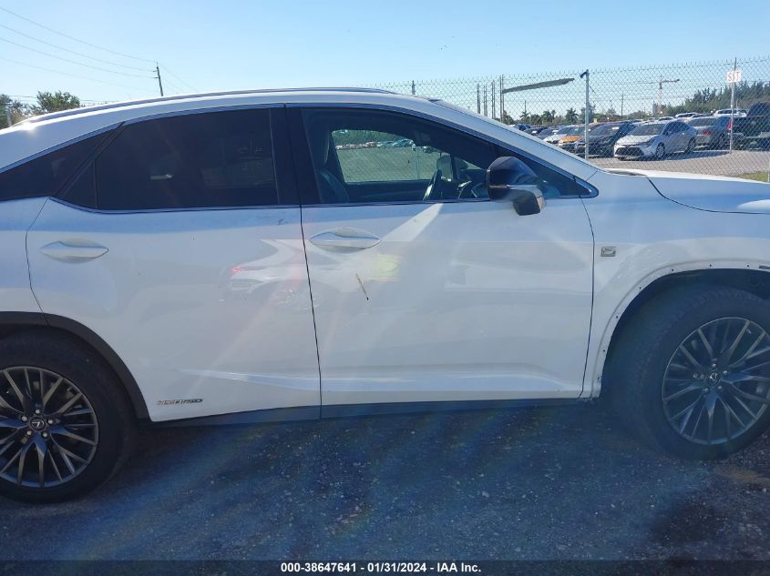 2016 LEXUS RX 450H 450H/BASE/F SPORT - 2T2BGMCA4GC005505