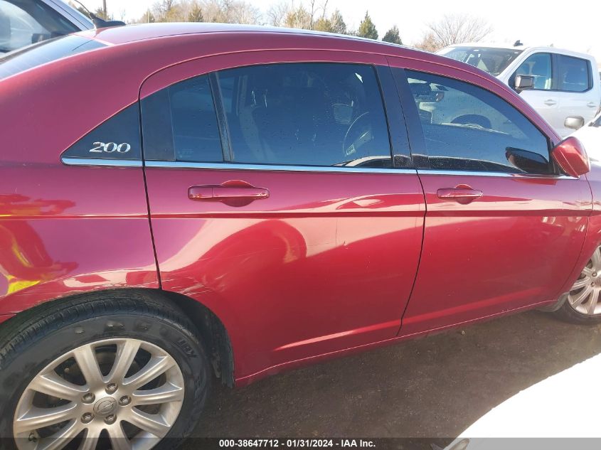 2013 CHRYSLER 200 TOURING - 1C3CCBBB9DN501447