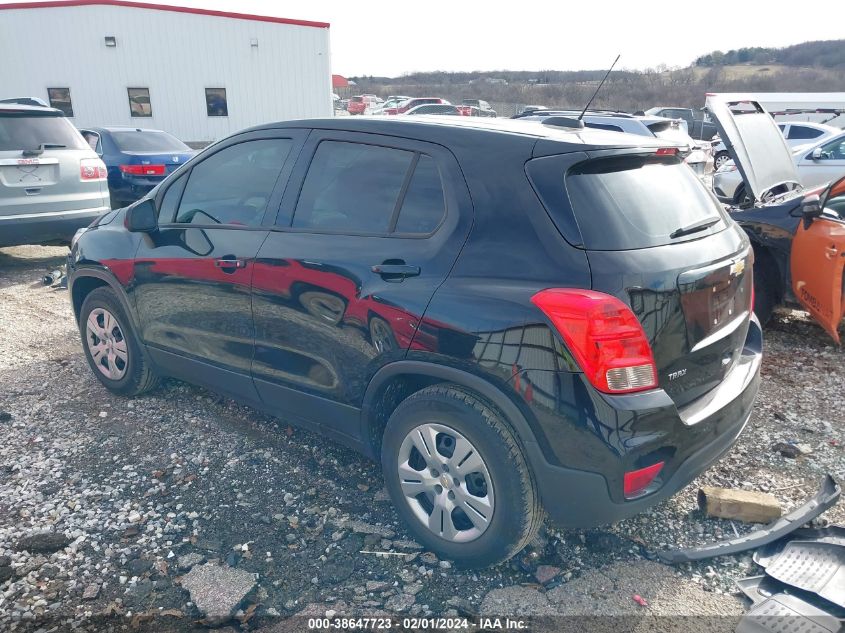 2019 CHEVROLET TRAX LS - 3GNCJKSB8KL117035