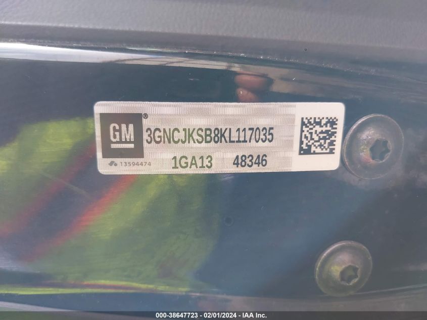 2019 CHEVROLET TRAX LS - 3GNCJKSB8KL117035
