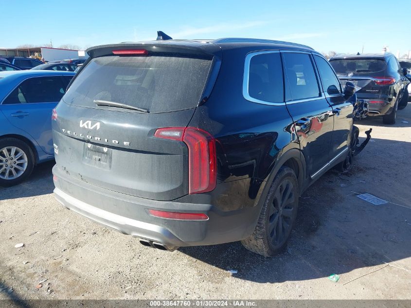 2022 KIA TELLURIDE S - 5XYP6DHC5NG241458