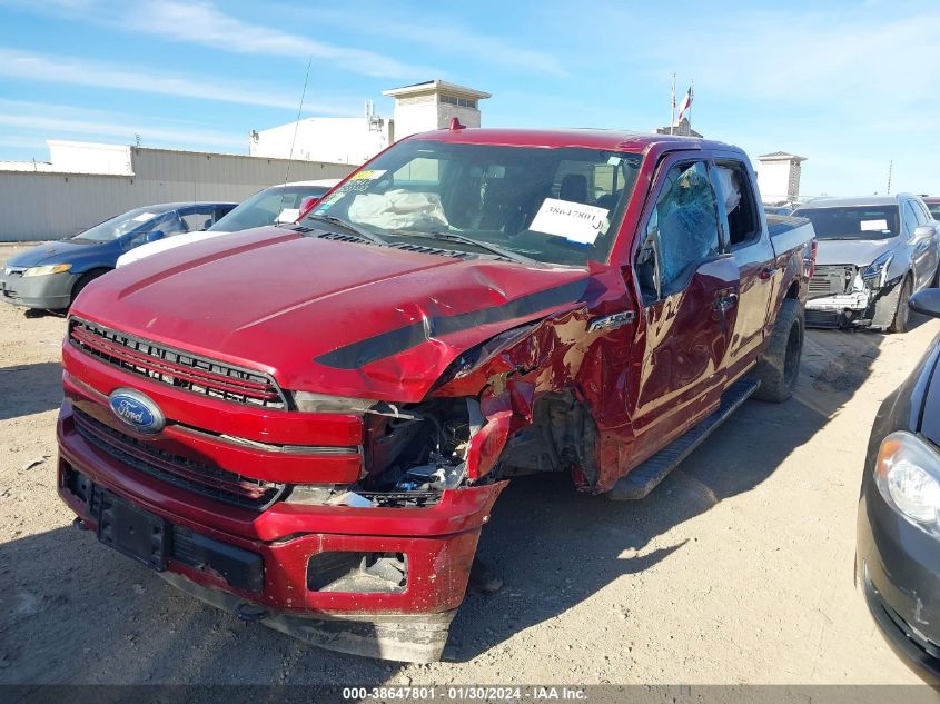 2018 FORD F-150 LARIAT - 1FTEW1E5XJKC81406