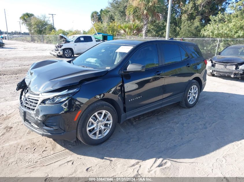 2022 CHEVROLET EQUINOX LS - 2GNAXHEV2N6120326