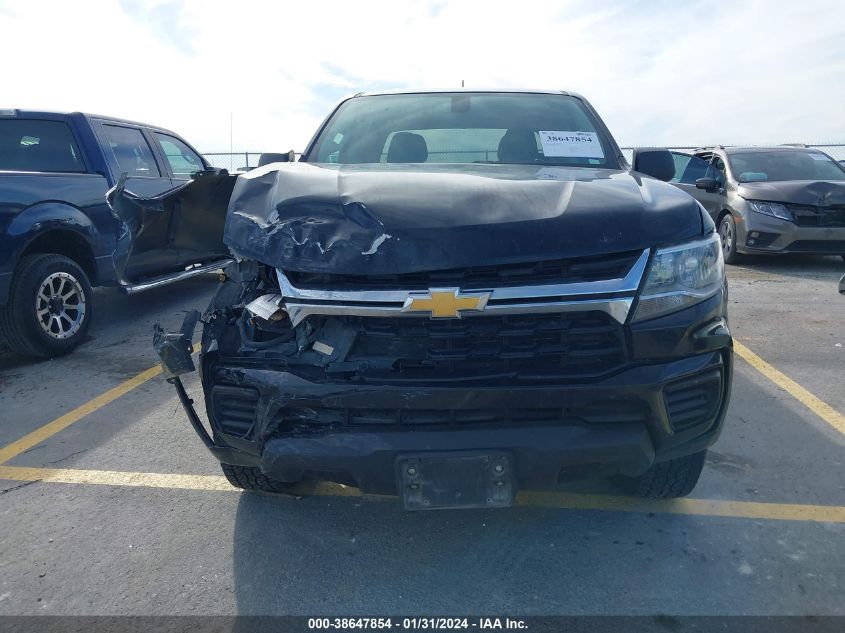 2021 CHEVROLET COLORADO 2WD  SHORT BOX WT - 1GCGSBEA5M1177925