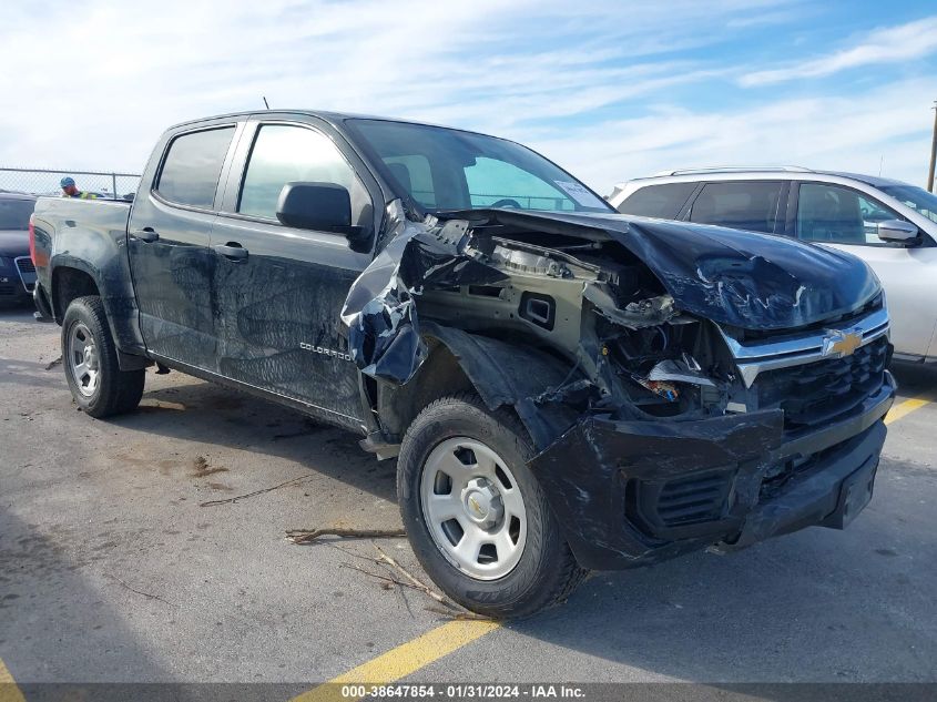 2021 CHEVROLET COLORADO 2WD  SHORT BOX WT - 1GCGSBEA5M1177925
