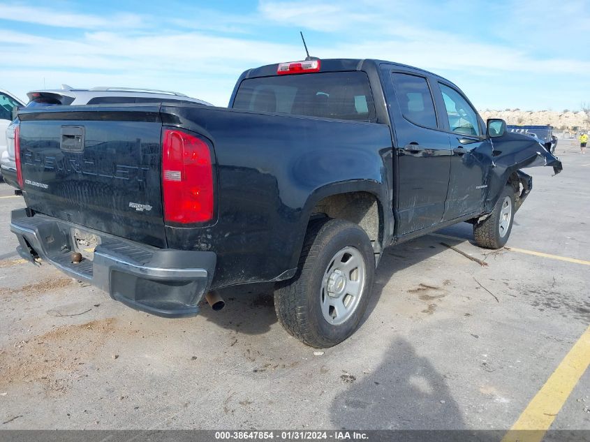 2021 CHEVROLET COLORADO 2WD  SHORT BOX WT - 1GCGSBEA5M1177925