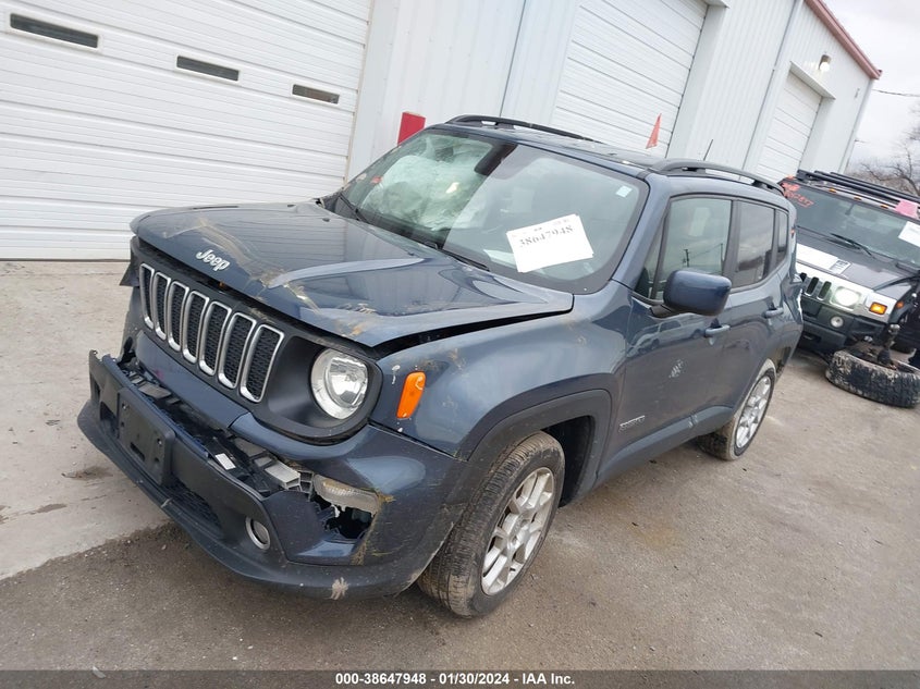 VIN ZACNJABB0LPL91752 2020 JEEP RENEGADE LATITUDE FWD
