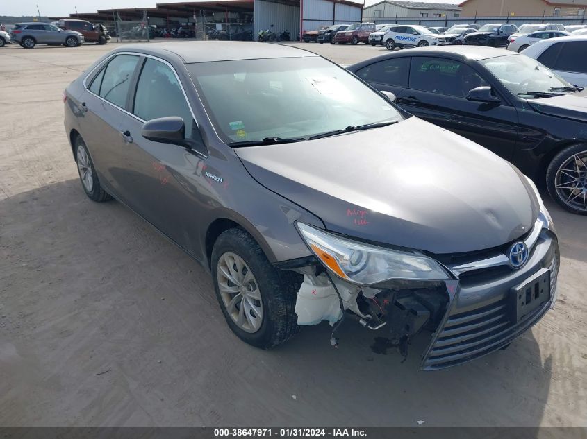 2017 TOYOTA CAMRY HYBRID HYBRID/LE/XLE/SE - 4T1BD1FK2HU221126