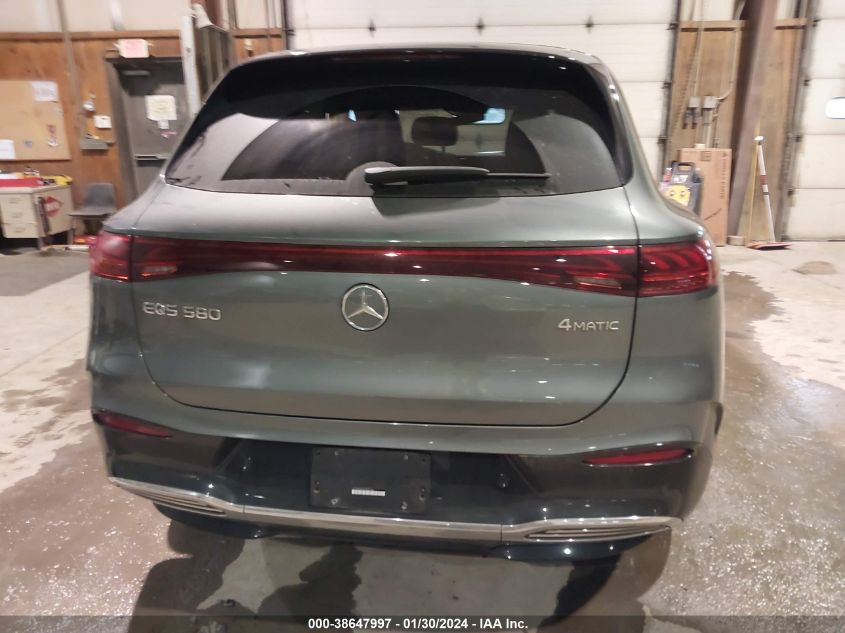 2023 MERCEDES-BENZ EQS 580 SUV 4MATIC - 4JGDM4EB4PA007668