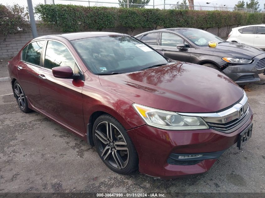 2016 HONDA ACCORD SPORT - 1HGCR2F56GA057228