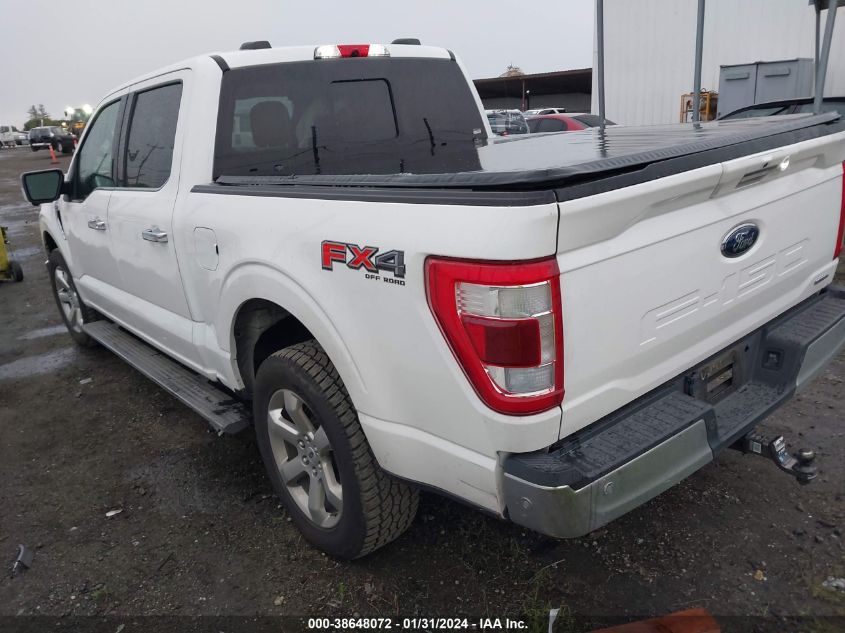 2021 FORD F-150 LARIAT - 1FTFW1E83MFA28147