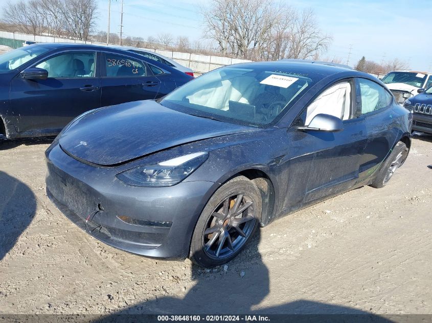 2023 TESLA MODEL 3 - 5YJ3E1EA0PF402456