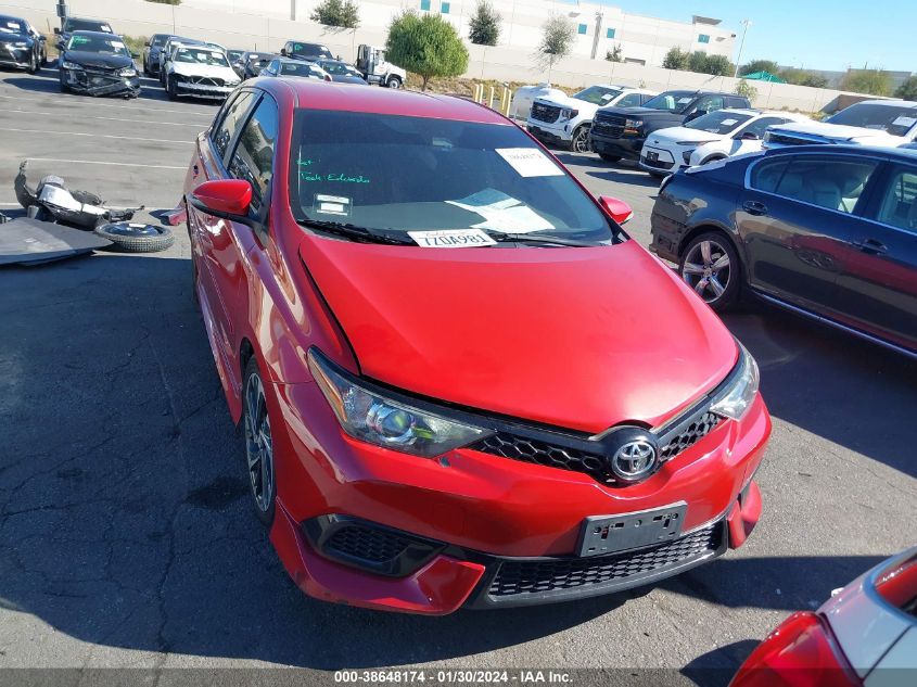 2017 TOYOTA COROLLA IM - JTNKARJE7HJ552570