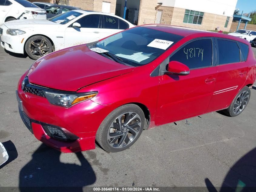 2017 TOYOTA COROLLA IM - JTNKARJE7HJ552570