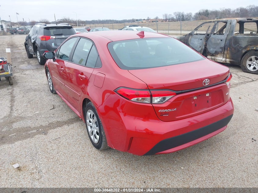 VIN 5YFEPRAEXLP134654 2020 TOYOTA COROLLA LE