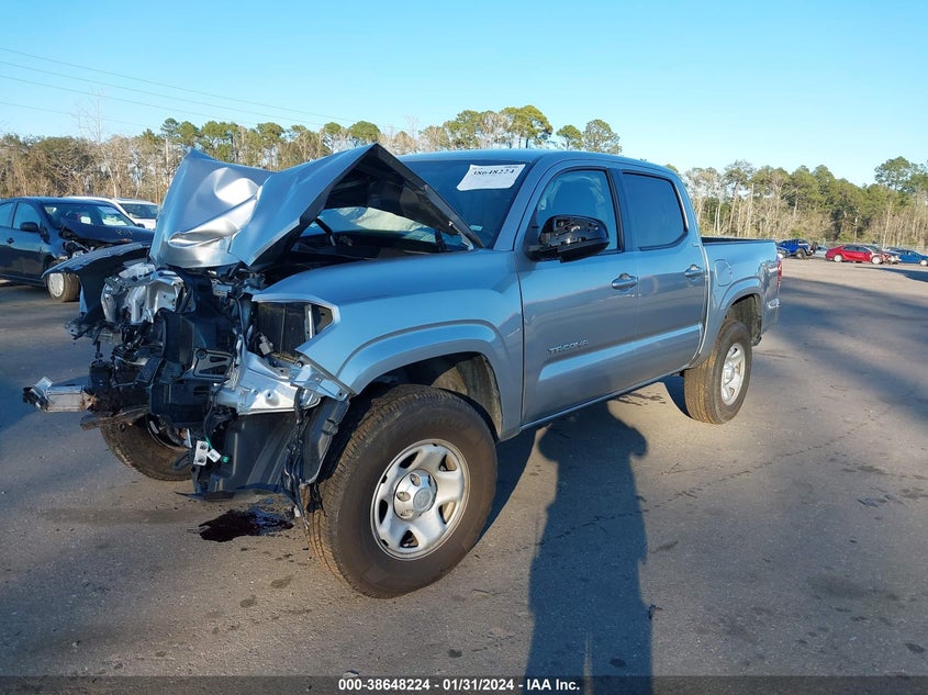VIN 3TYAX5GN7NT044259 2022 TOYOTA TACOMA SR5