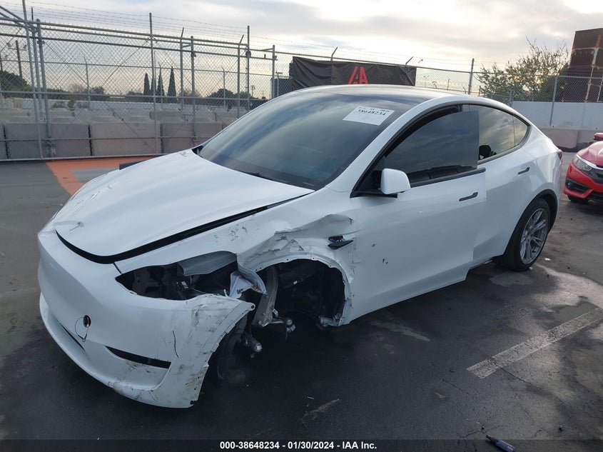 VIN 7SAYGAEE5PF816807 2023 TESLA MODEL Y AWD/LONG RANGE DUAL MOTOR ALL-WHEEL DRIVE