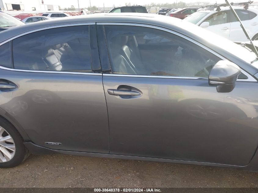 2013 LEXUS ES 300H 300H - JTHBW1GG9D2034110