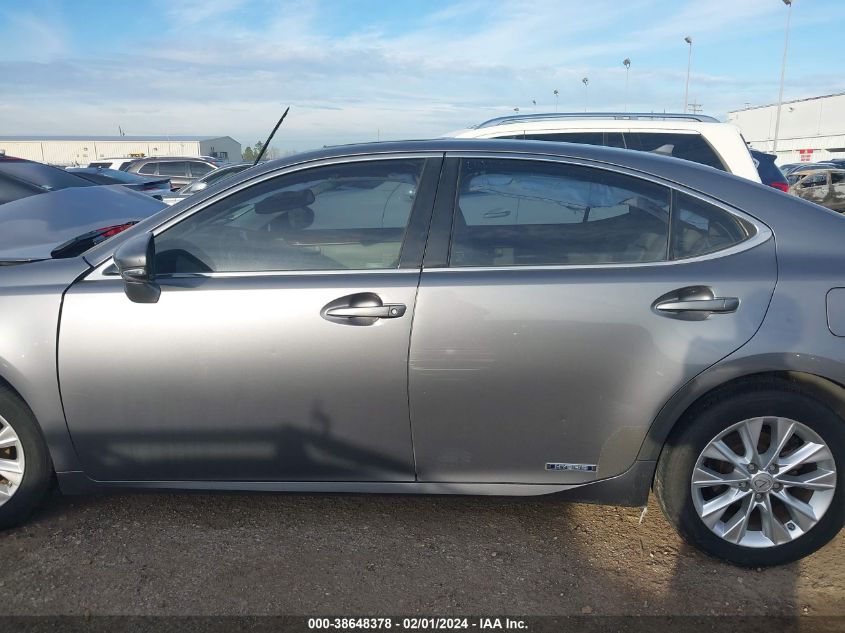 2013 LEXUS ES 300H 300H - JTHBW1GG9D2034110