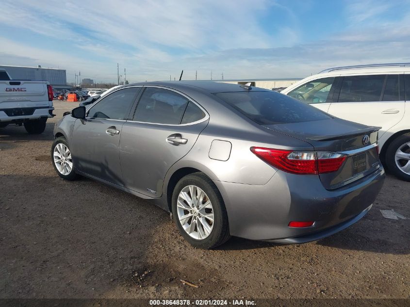 2013 LEXUS ES 300H 300H - JTHBW1GG9D2034110