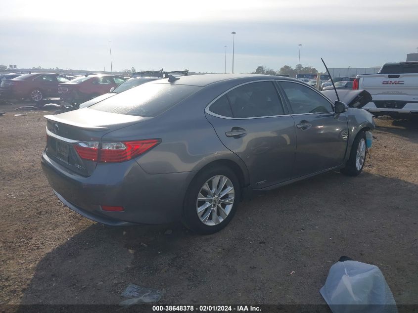 2013 LEXUS ES 300H 300H - JTHBW1GG9D2034110