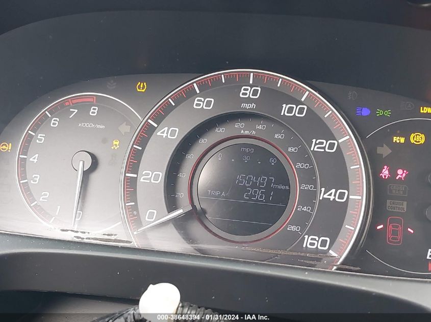 2014 HONDA ACCORD EXL - 1HGCT2B81EA001878