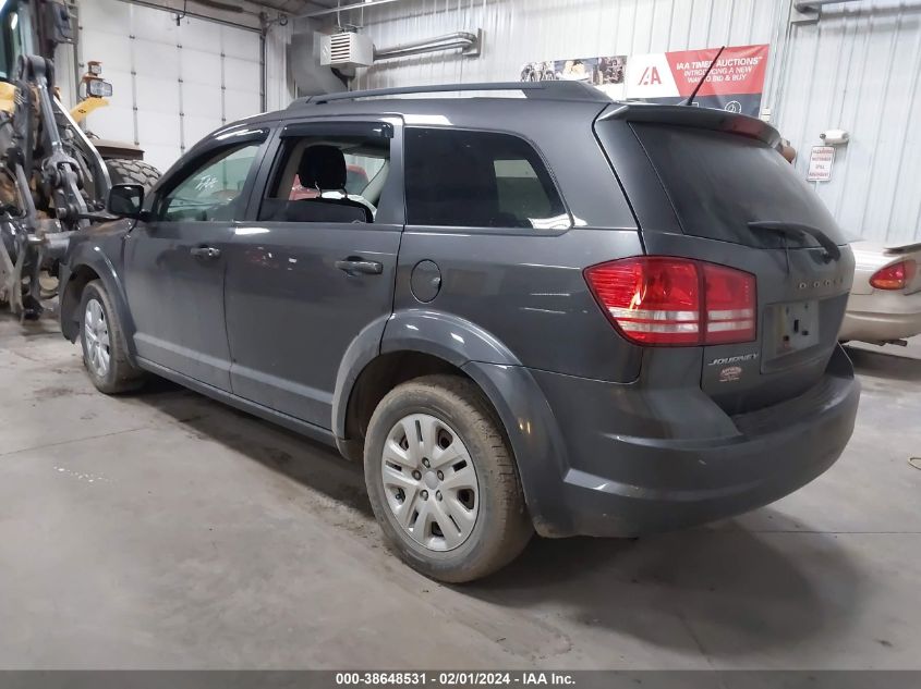 2016 DODGE JOURNEY SE - 3C4PDCABXGT151784