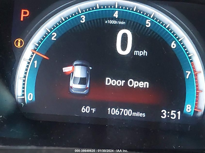 2016 HONDA CIVIC EX - 19XFC2F71GE212361