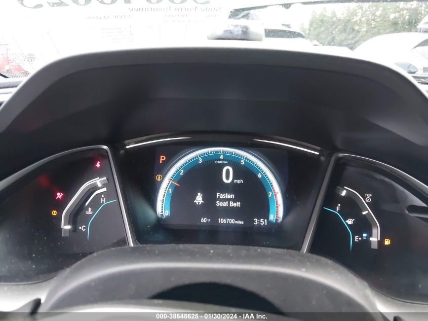 2016 HONDA CIVIC EX - 19XFC2F71GE212361