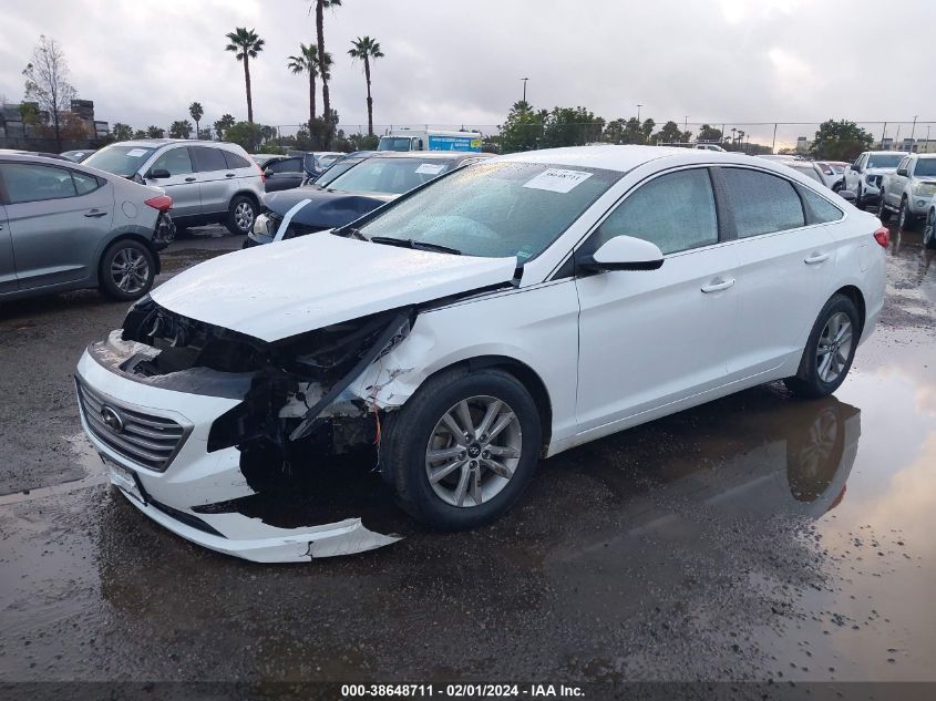 2017 HYUNDAI SONATA SE - 5NPE24AF9HH460038