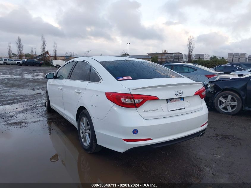 2017 HYUNDAI SONATA SE - 5NPE24AF9HH460038