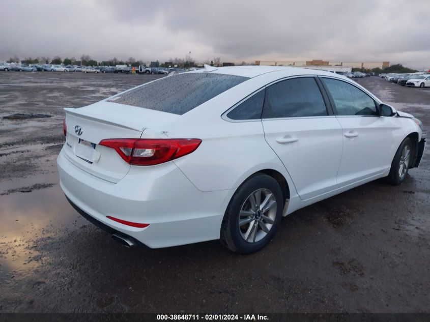 2017 HYUNDAI SONATA SE - 5NPE24AF9HH460038