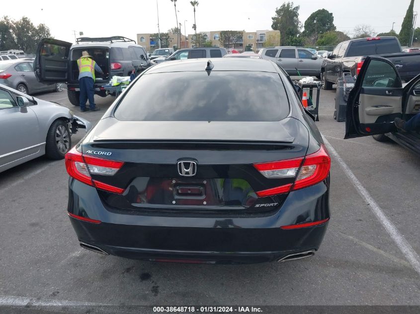 2021 HONDA ACCORD SPORT - 1HGCV1F30MA090547