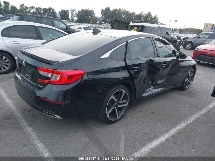 2021 HONDA ACCORD SPORT - 1HGCV1F30MA090547