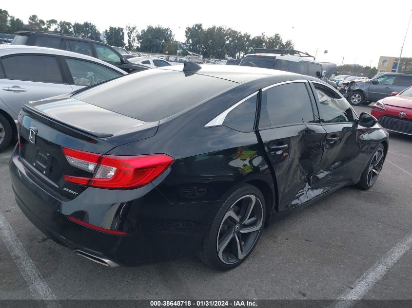 2021 HONDA ACCORD SPORT - 1HGCV1F30MA090547