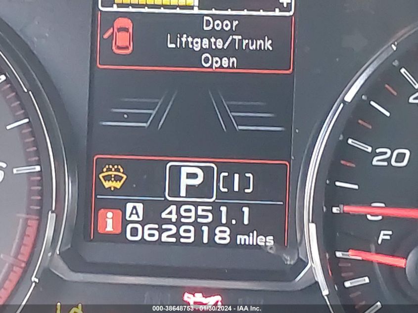 2019 SUBARU WRX PREMIUM - JF1VA1F61K8822644