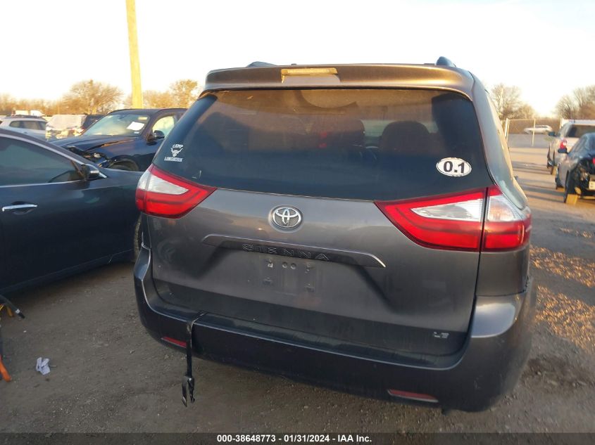 2017 TOYOTA SIENNA LE - 5TDKZ3DC1HS781835