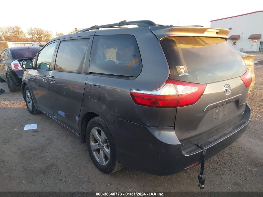 2017 TOYOTA SIENNA LE - 5TDKZ3DC1HS781835