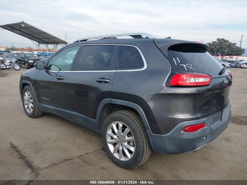 2016 JEEP CHEROKEE LIMITED - 1C4PJLDB1GW165264