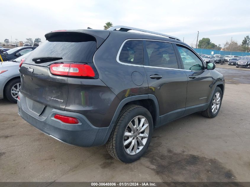 2016 JEEP CHEROKEE LIMITED - 1C4PJLDB1GW165264