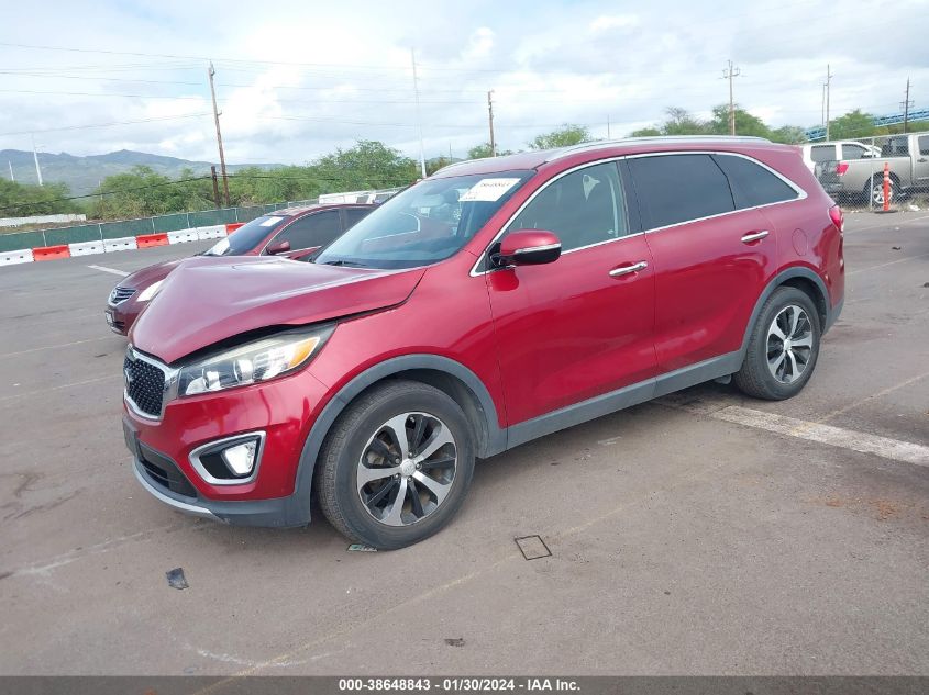 2016 KIA SORENTO 2.0T EX - 5XYPH4A17GG032745